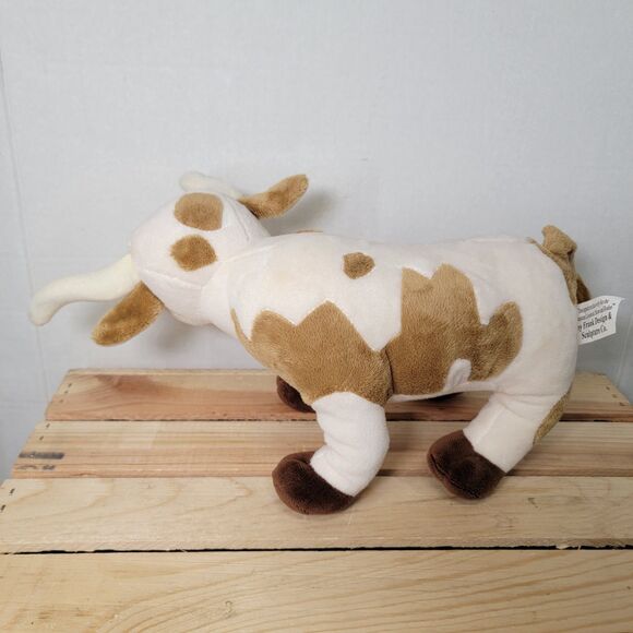 Houston Livestock Show & Rodeo 12" Brown & White Plush Longhorn - Picture 3 of 6